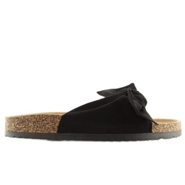 Schwarze schwarze Korksohle