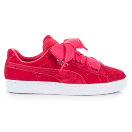 Puma Wildlederherz Valentin jr rosa