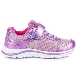 American Club Purpurrote amerikanische Turnschuhe lila