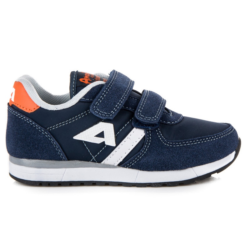 American Club Wildlederturnschuhe amerikanisch blau