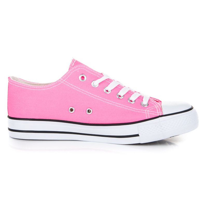 Fgm Paris Klassische Neon-Sneakers rosa