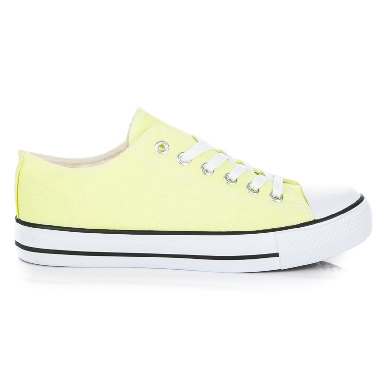 Fgm Paris Klassische Neon-Sneakers gelb