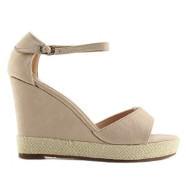 Keilsandalen beige beige Espadrilles
