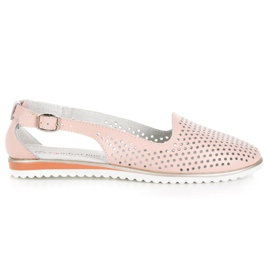 Durchbrochene Vinceza-Sandalen rosa