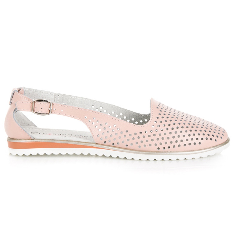 Durchbrochene Vinceza-Sandalen rosa