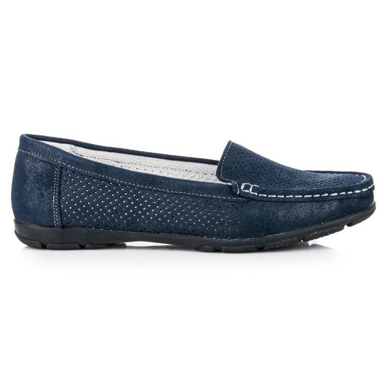 Durchbrochene Vinceza-Loafer blau