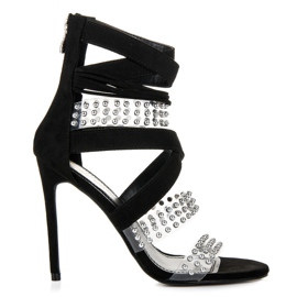 Sergio Todzi Sexy Sergio-Sandalen zum Anziehen schwarz