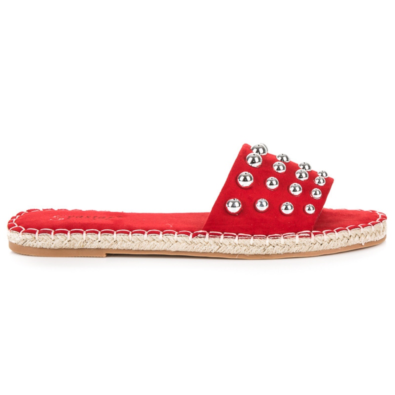 Seastar Espadrilles-Flip-Flops aus Wildleder rot