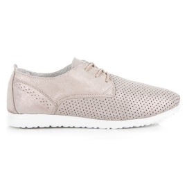 Gebundene VINCEZA-Schuhe gelb