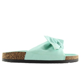 Minze Korkhausschuhe LS-90 grün