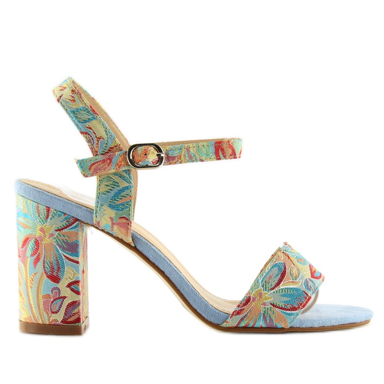 Orientalische blaue Sandalen LT92 blau