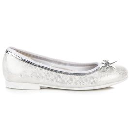 American Club Silberne amerikanische Ballerina grau