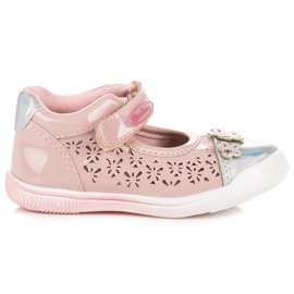 American Club Durchbrochene amerikanische Schuhe rosa