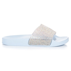 Seastar Hausschuhe mit Kristallen blau