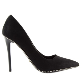 Elegante schwarze Damen-Heels NF-23P Black