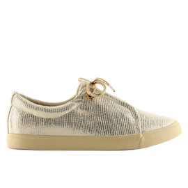 Goldene Damenturnschuhe MB102 Gold