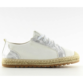 Weiße Espadrilles-Sneakers BB02P Weiß
