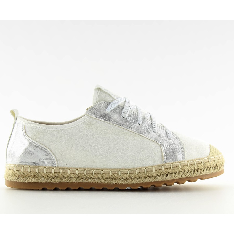 Weiße Espadrilles-Sneakers BB02P Weiß