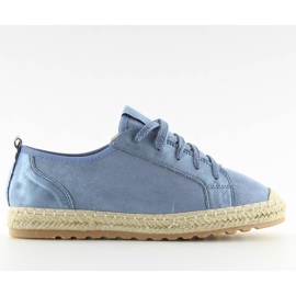 Blaue Espadrilles BB02P L.BLUE Turnschuhe
