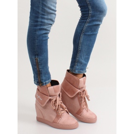 Wildleder Turnschuhe B12-22 Pink - II Klasse rosa