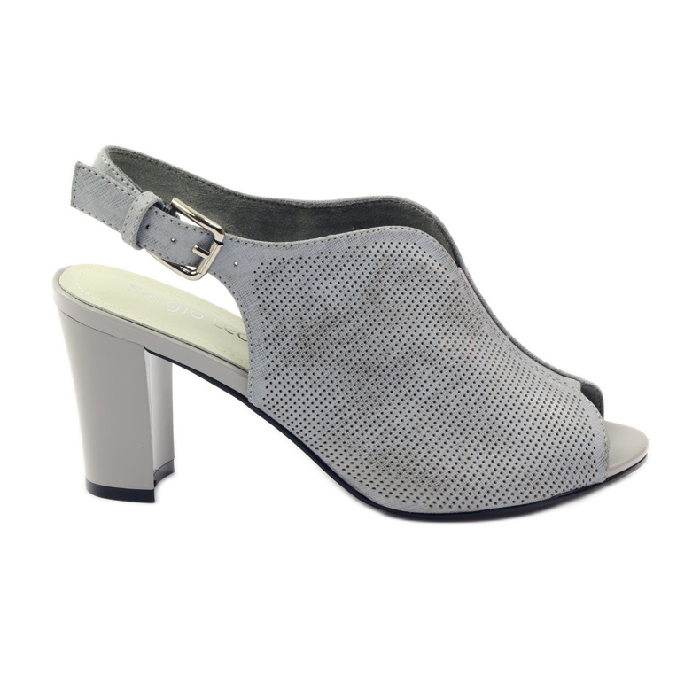 Sandalen auf dem Posten von Sergio Leone 812 grau