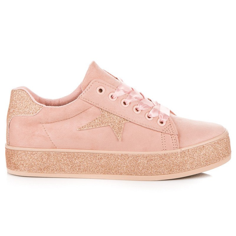 Glitzernde Turnschuhe von Mckeylor rosa