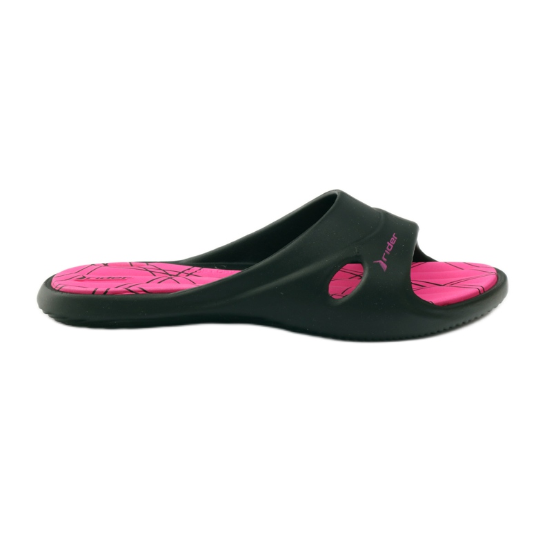 Rider 82214 Gel-Badeschuhe schwarz rosa