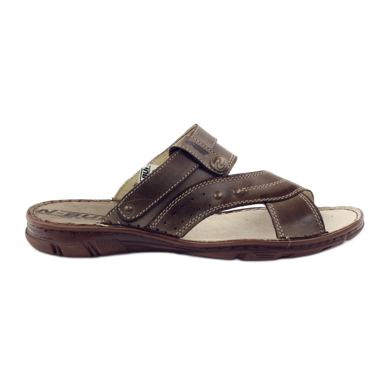 Naszbut 056 Herren Sandalen Flip-Flops braun
