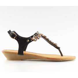 Schwarze Sandalen 9-59 schwarz