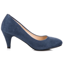 Bella Star Wildleder Pumps blau