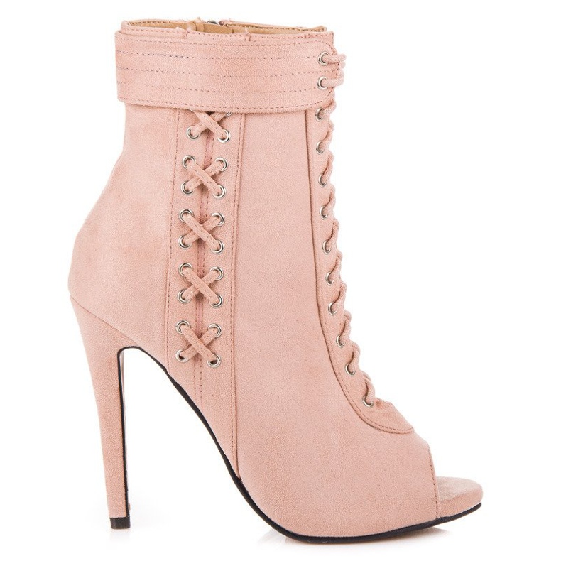 Seastar Gebundene Stiefel mit offener Spitze rosa