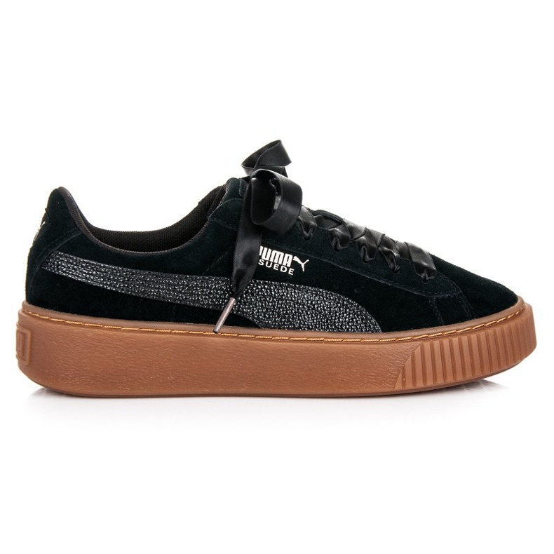 Puma Suede Plateau Bubble WN`S schwarz
