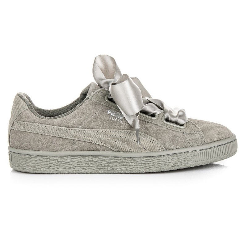 Puma Suede Heart Pebble WN`S grau
