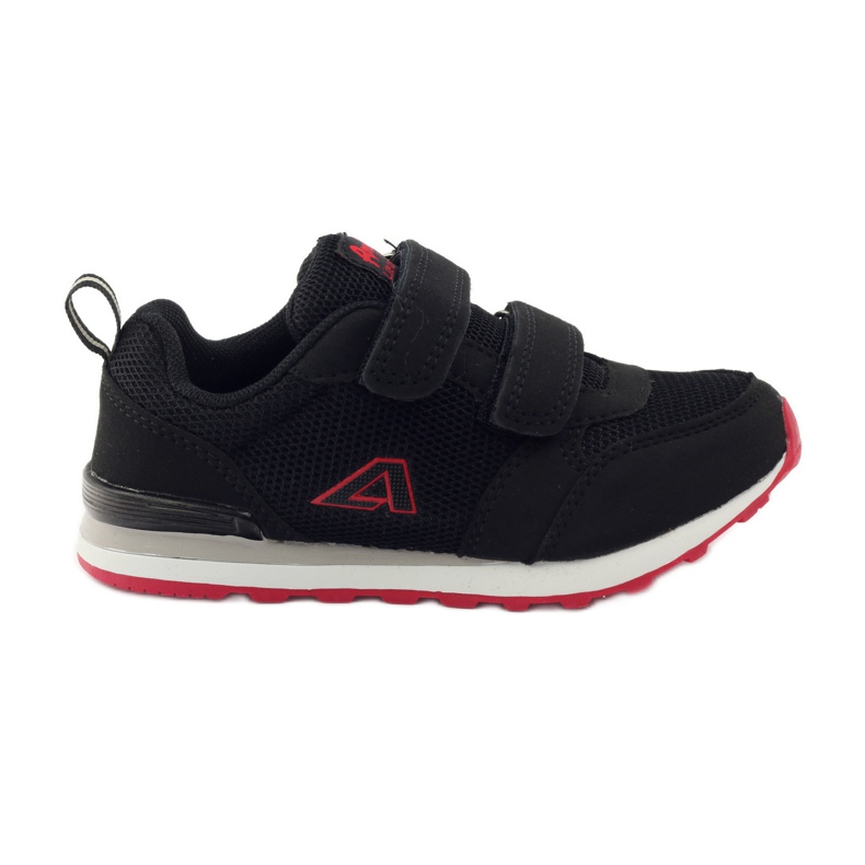 American Club Sportschuhe aus amerikanischem Leder mit Innensohle rot schwarz