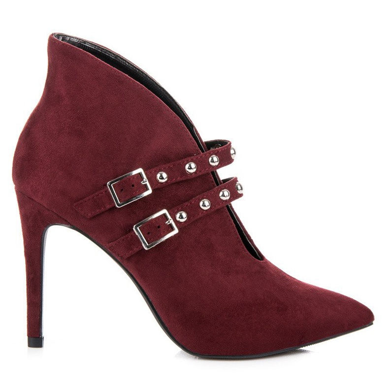 Cm Paris Weinrote Frühlingsstiefel