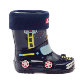 American Club Gummistiefel, Socke + Einlage American TRUCK gelb rot marineblau