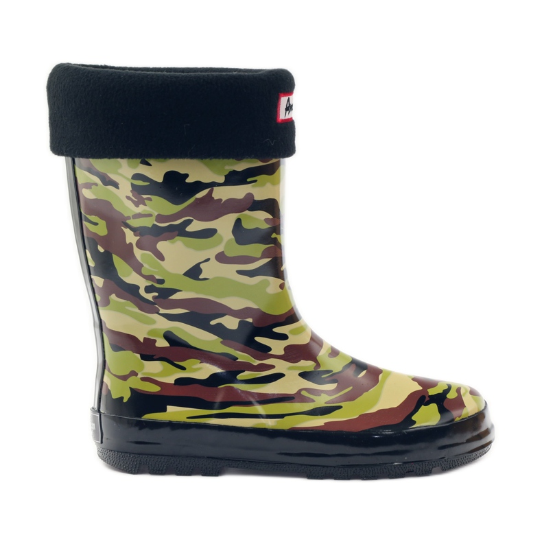 American Club Galoschensocke + American Camo-Einsatz grün braun schwarz