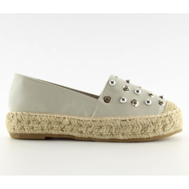 Graue Espadrilles für Damen 7680 Grey
