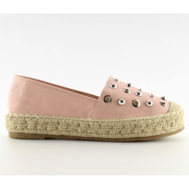 Pinke Espadrilles für Damen 7680 Pink rosa