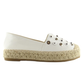 Weiße Espadrilles weiß 7680 weiß