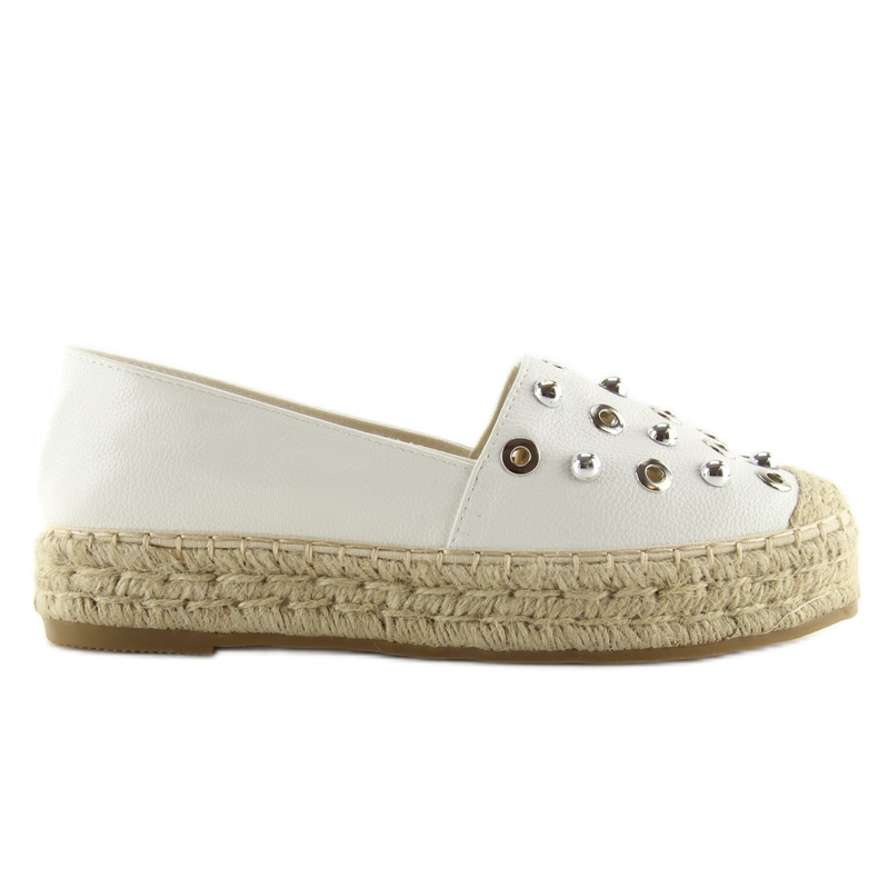 Weiße Espadrilles weiß 7680 weiß