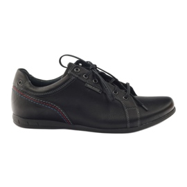 Riko Herrenleder Sportschuhe 776 Schwarz