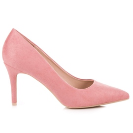 Milaya Pumps aus rosa Wildleder