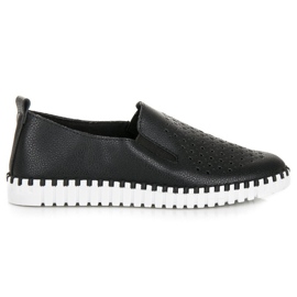 Seastar Durchbrochene Slip-On-Sneakers schwarz