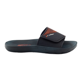 Rider 82326 Freizeit-Badeschuhe orange marineblau