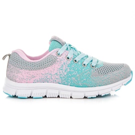 American Club Amerikanische Turnschuhe aus Textil mehrfarbig