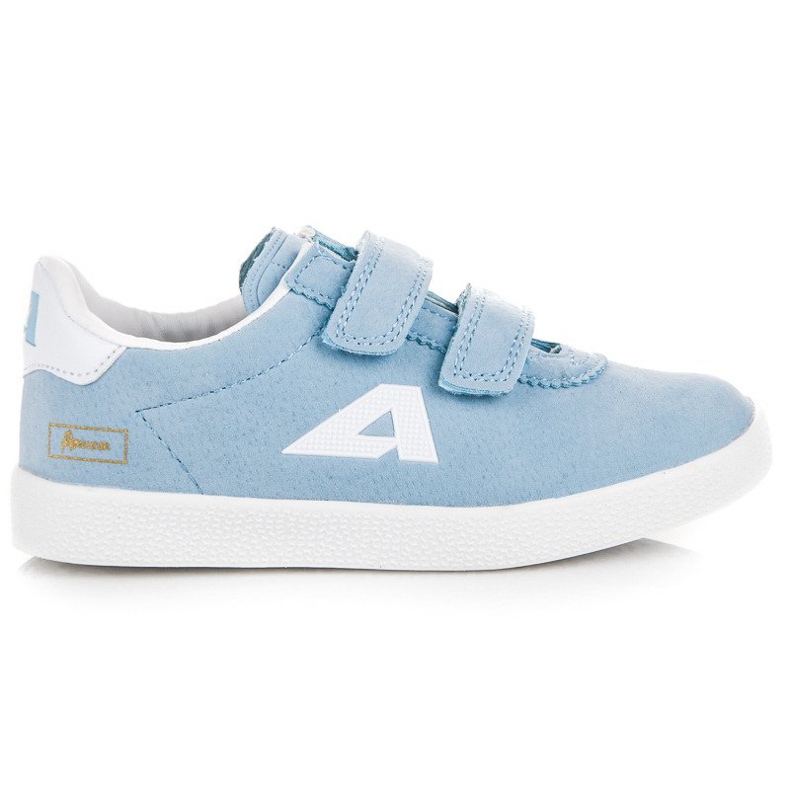 American Club Amerikanische Sneakers aus Wildleder blau