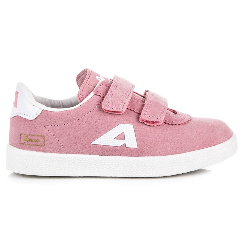 American Club Amerikanische Sneakers aus Wildleder rosa