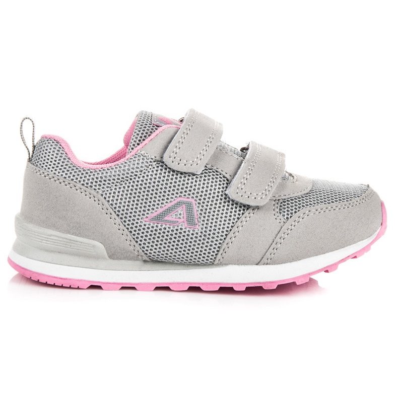 American Club Graue Schuhe Amerikaner