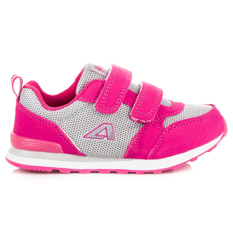 American Club Rosa Schuhe auf Klettverschluss Amerikaner